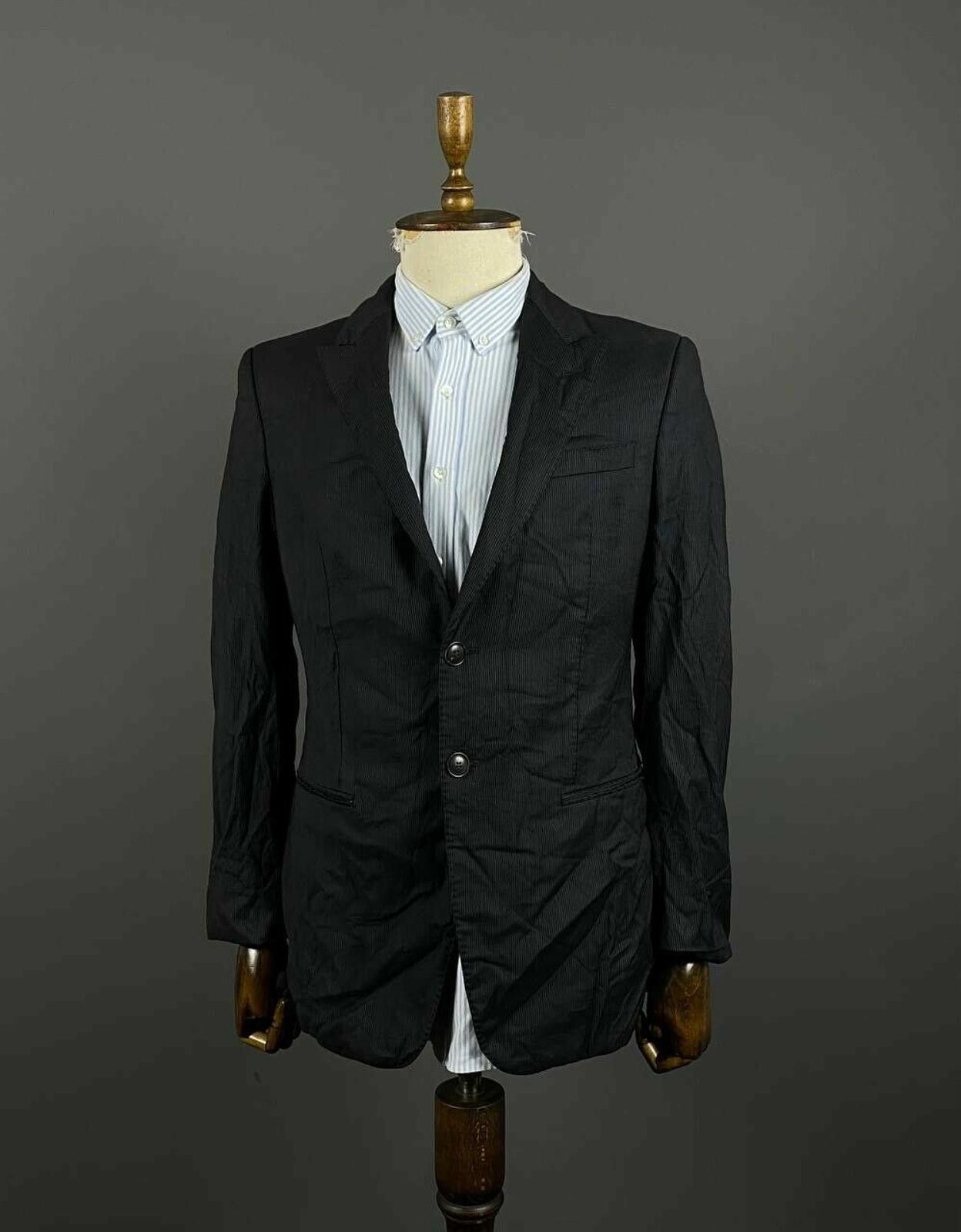 Giorgio Armani Men Vintage Giorgio Armani Wool Black 2 Button Blazer Jacket Size M / US 6-8 / IT 42-44 - 1 Thumbnail