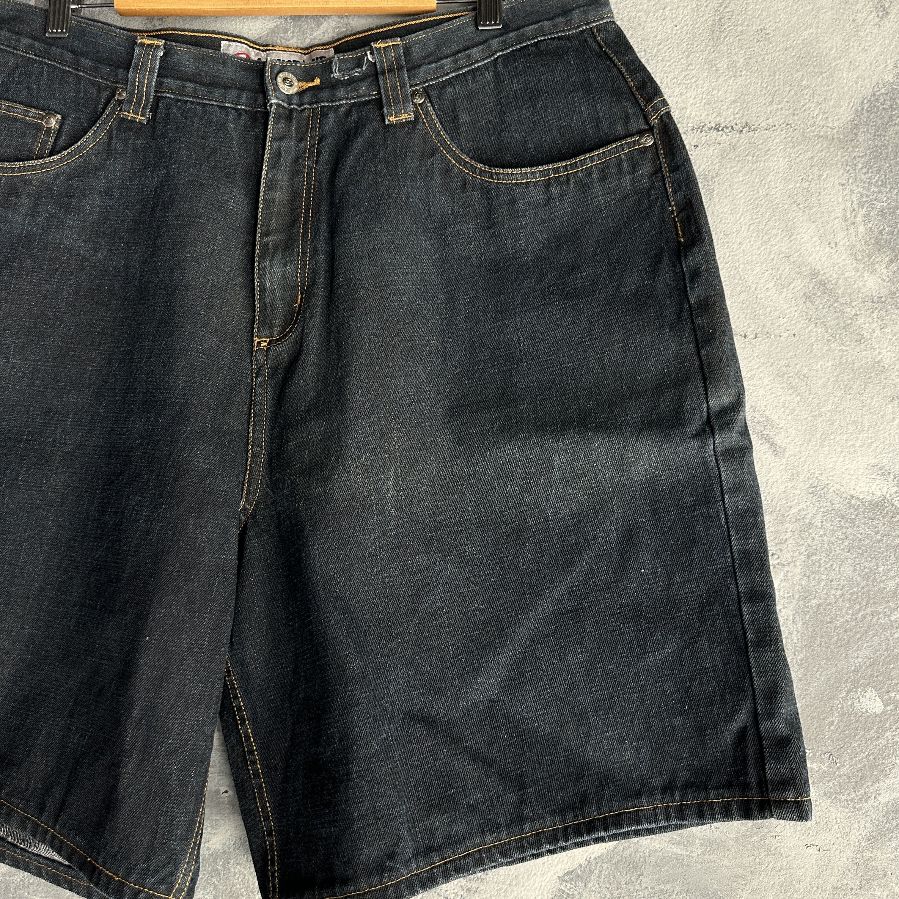 Anchor Blue Vtg Anchor Blue Shorts Denim Baggy Relaxed Long Y2K Casual Size US 38 / EU 54 - 4 Thumbnail