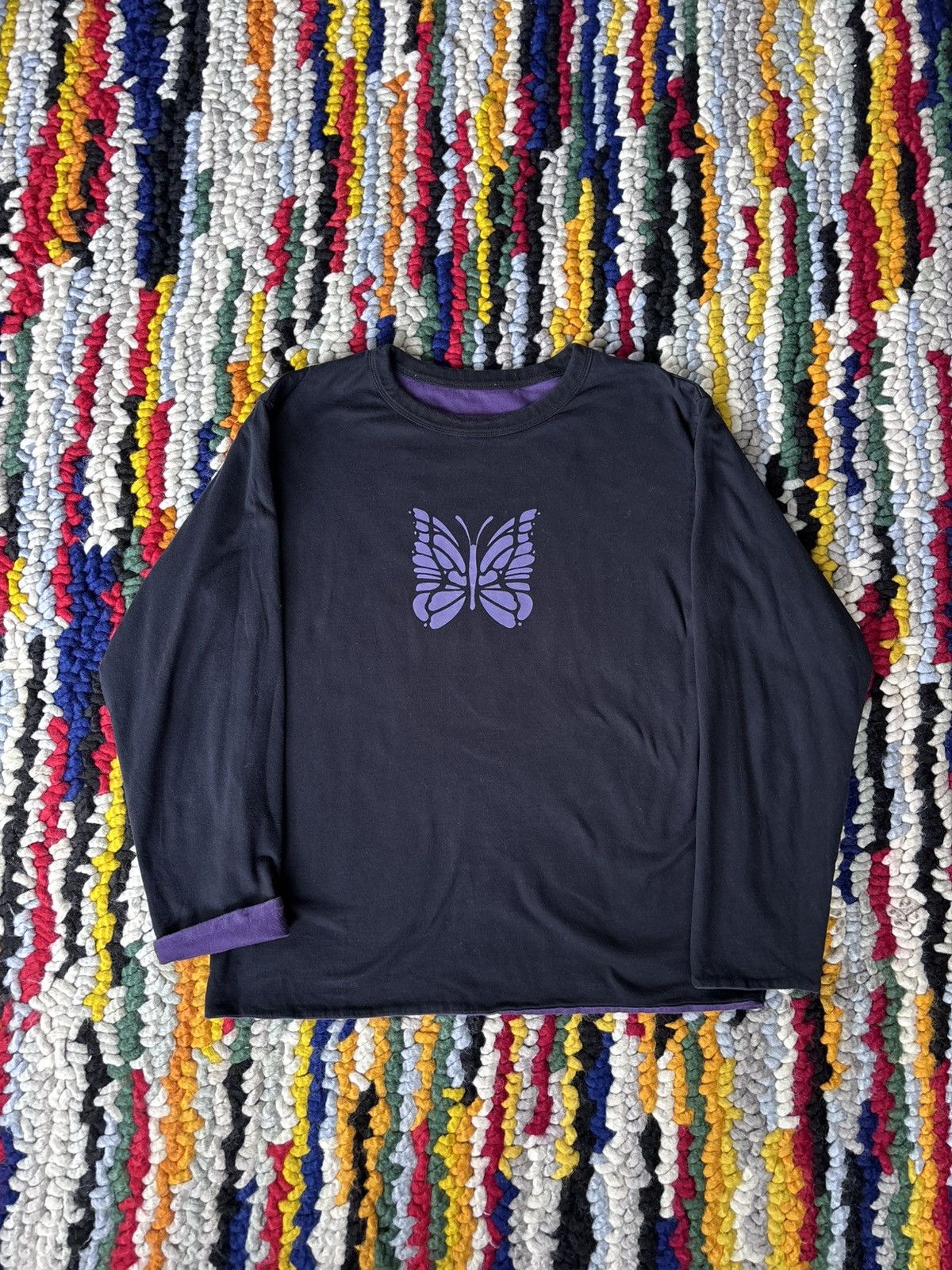 Japanese Brand Needles Reversible Double Layer Longsleeve Size US M / EU 48-50 / 2 - 1 Thumbnail