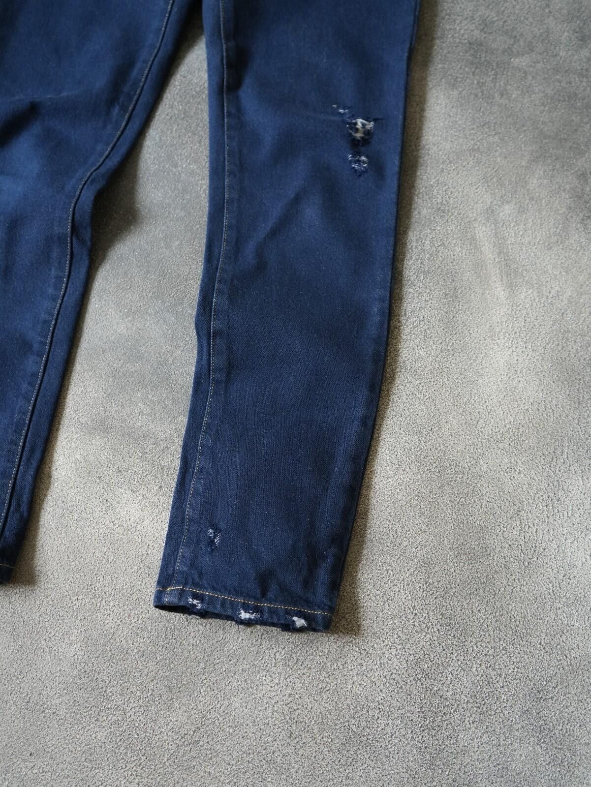 Miu Miu Miu Miu Distressed W/ Lace Part Skinny Jeans Pants Size 26" / US 2 / IT 38 - 6 Thumbnail