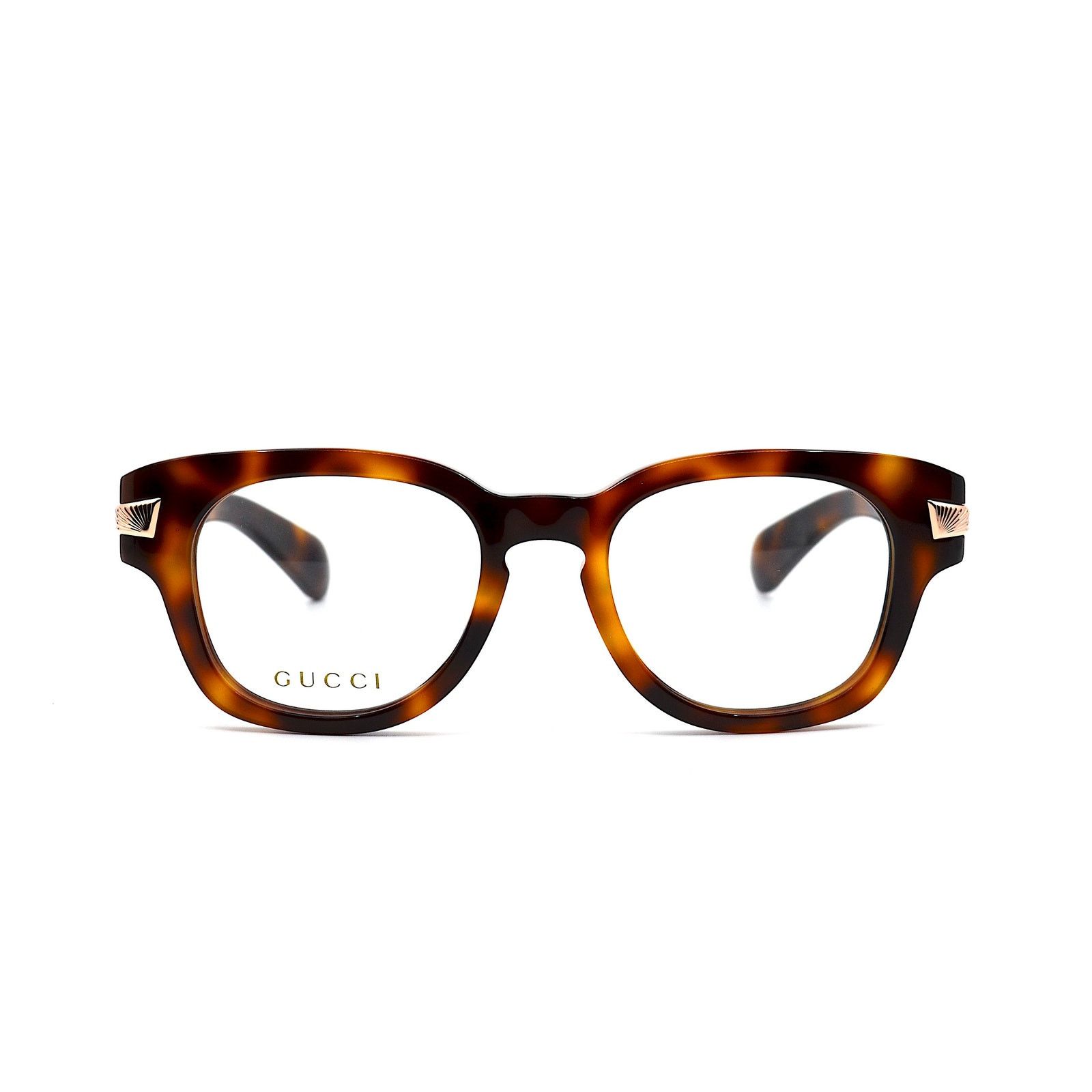 Gucci NEW GUCCI GG1518O 002 HAVANA AUTHENTIC EYEGLASSES FRAME Size ONE SIZE - 4 Thumbnail