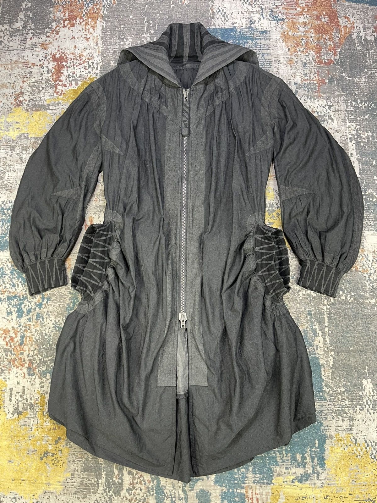 Issey Miyake Issey Miyake A-POC FA002 Ruffle Balloon Jacket Size US M / EU 48-50 / 2 - 3 Thumbnail
