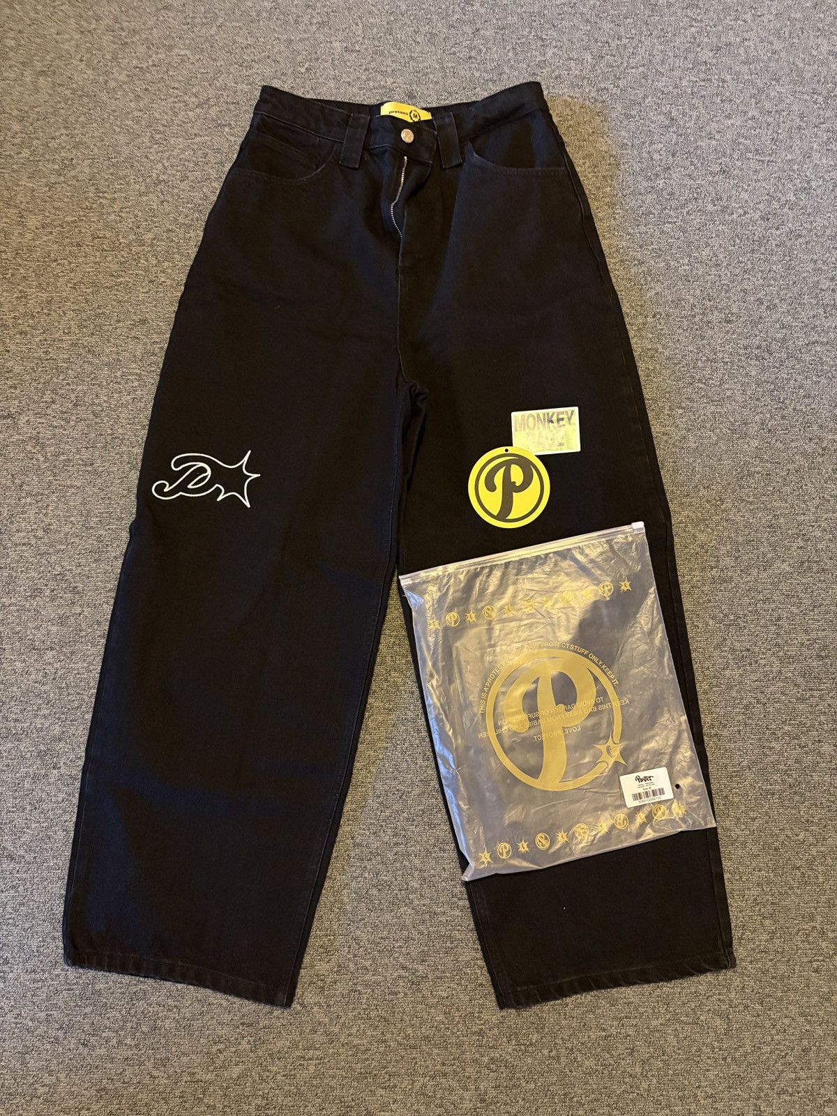 Designer × Supreme Protect Ldn Off Black Twinners Denim Size US 32 / EU 48 - 3 Thumbnail