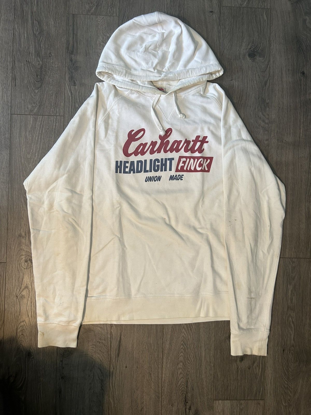 Carhartt × Vintage Vintage Carhartt Hoodie Sweatshirt Size US L / EU 52-54 / 3 - 1 Thumbnail