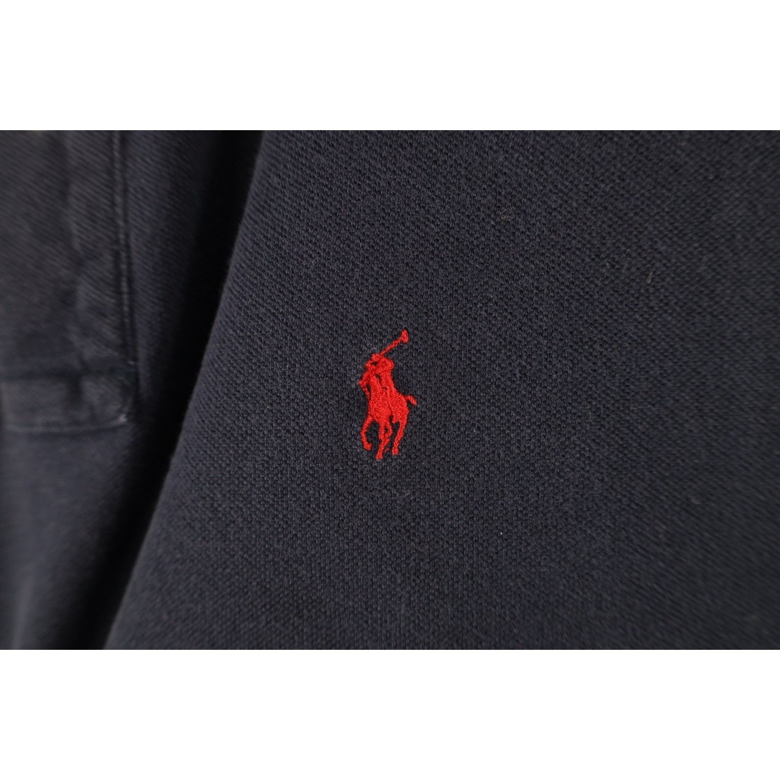 Polo Ralph Lauren Vintage 90s Ralph Lauren Faded Long Sleeve Rugby Polo Size US XL / EU 56 / 4 - 4 Thumbnail