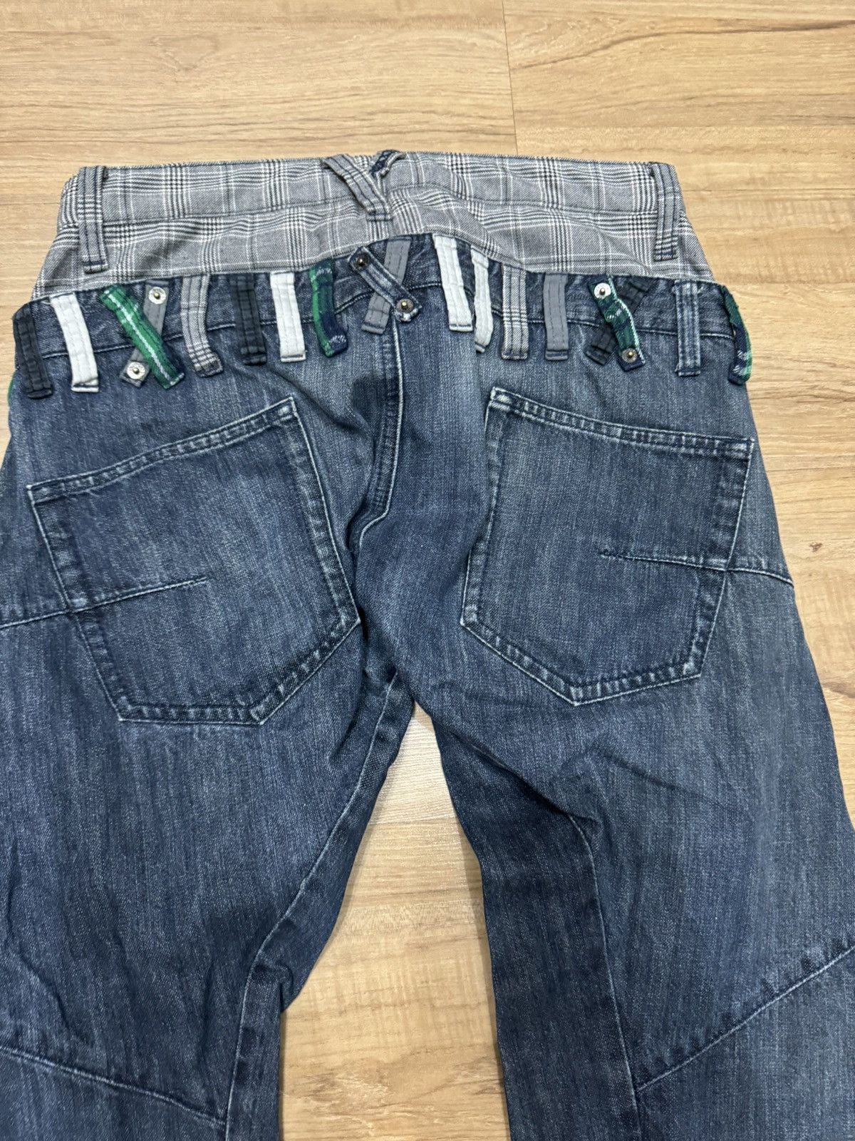 Seditionaries Japanese Brand double waist punk style Jeans Size US 29 - 4 Thumbnail