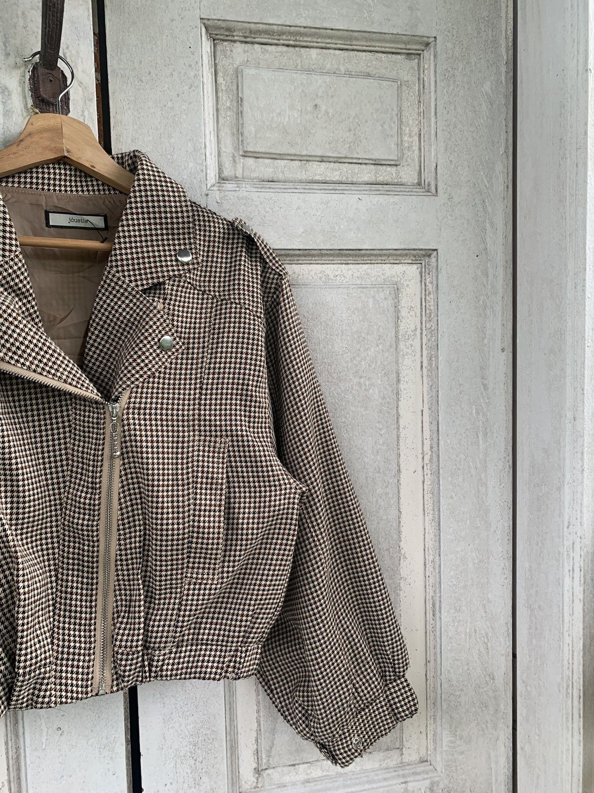 Japanese Brand Rarely Jouetie Double Collar Punk Jacket Size S / US 4 / IT 40 - 2 Thumbnail