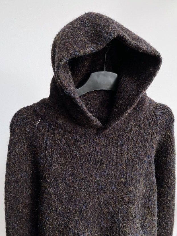 Yohji Yamamoto 2000s Yohji yamamoto Plus Noir Laine Wool Hoodie. Size US S / EU 44-46 / 1 - 5 Thumbnail