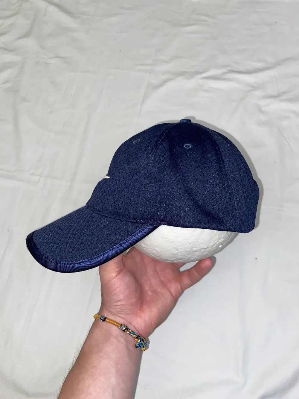 Nike VINTAGE 90S Y2K NIKE NYLON DRILL CAP HAT CENTER SWOOSH SKATE Size ONE SIZE - 2 Thumbnail
