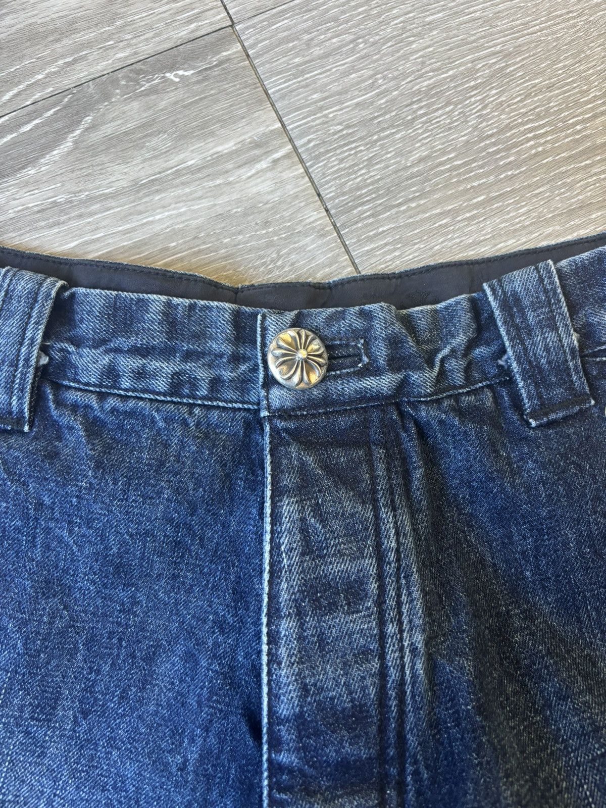 Chrome Hearts Chrome Hearts Blue Turbo Carpenters Size US 32 / EU 48 - 18 Thumbnail