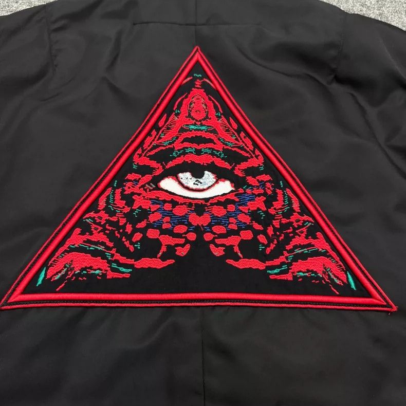 Givenchy Givenchy Size50 Devil Eye Cotton Fleece Jacket Size US M / EU 48-50 / 2 - 6 Thumbnail