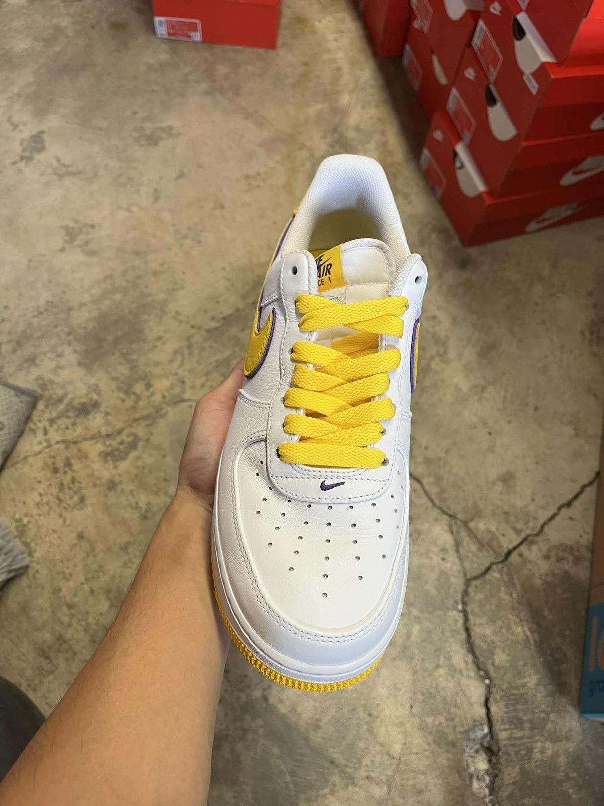 Nike Nike Kobe Air Force 1 Low Home White Size US 10 / EU 43 - 4 Thumbnail