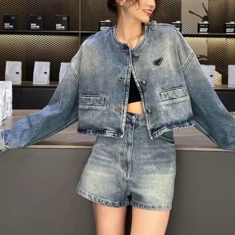 Prada Prada Denim Short Jacket Size XS / US 0-2 / IT 36-38 - 1 Thumbnail