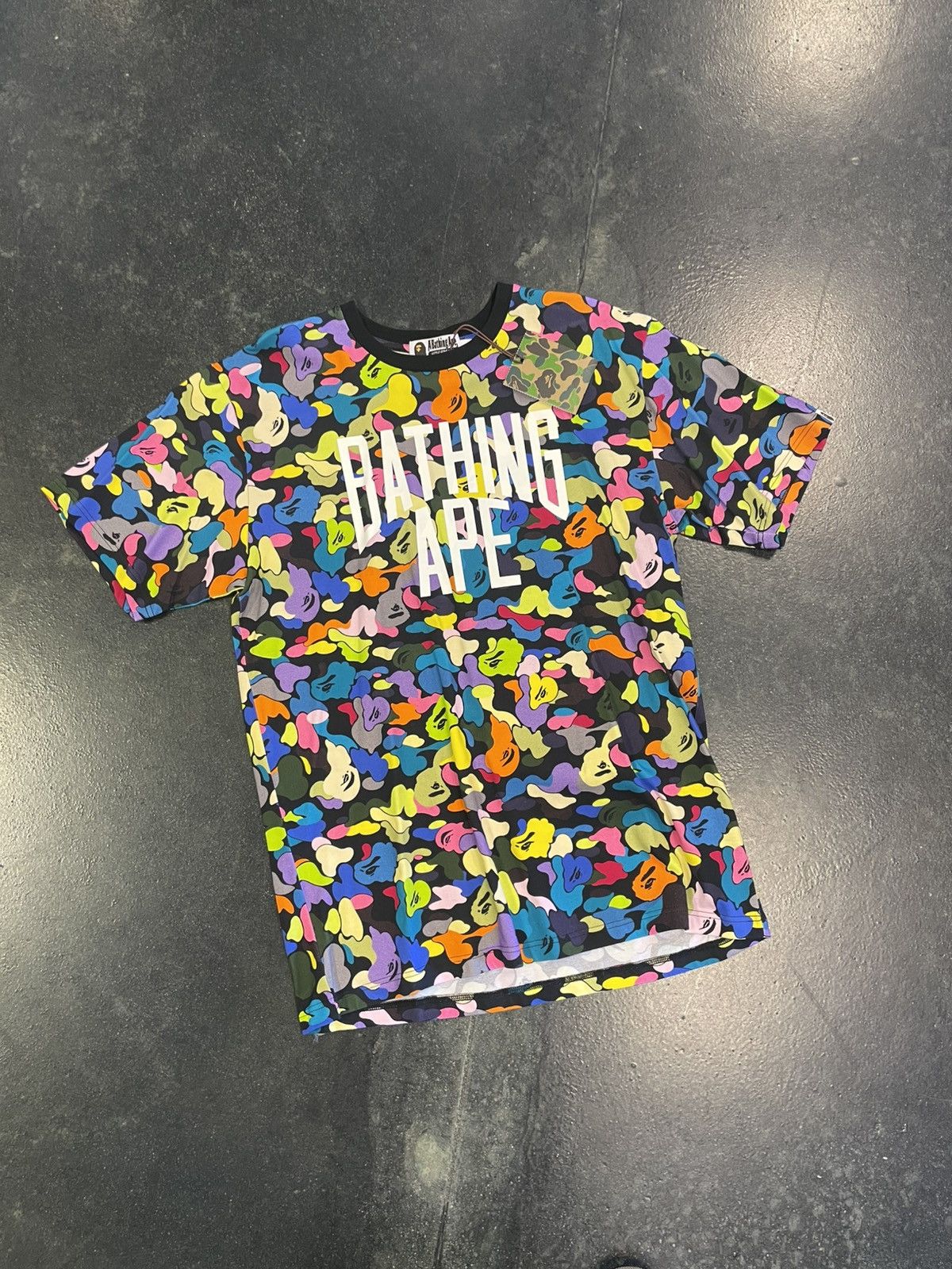 Bape Bape Multi Camo Tee Size US XL / EU 56 / 4 - 1 Thumbnail