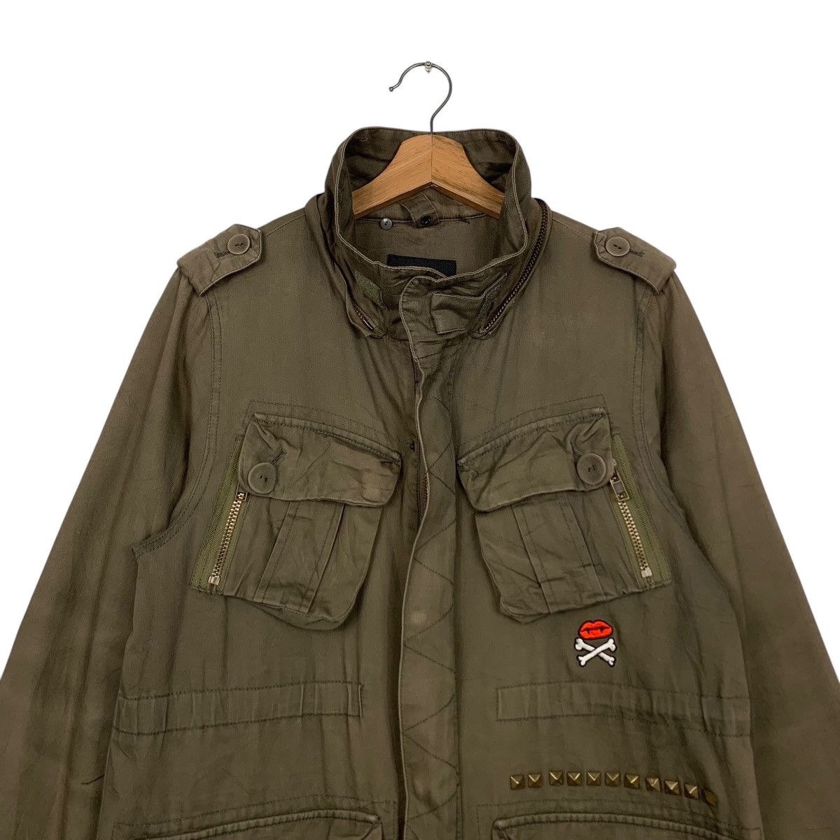 Vintage ☀️Nice design World Wide Love military style parka jacket Size US M / EU 48-50 / 2 - 4 Thumbnail
