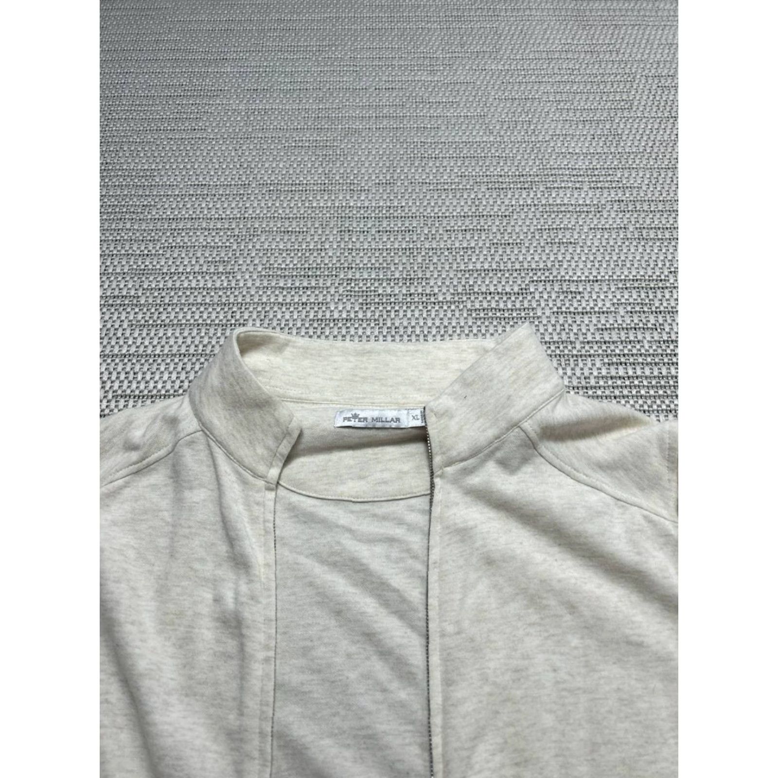 Peter Millar Peter Millar Sweater Womens XL Gray Cotton Knit Crew Neck Raglan Sleeve Cardigan Casual Mens Womens Boys Girls Size XL / US 12-14 / IT 48-50 - 2 Thumbnail