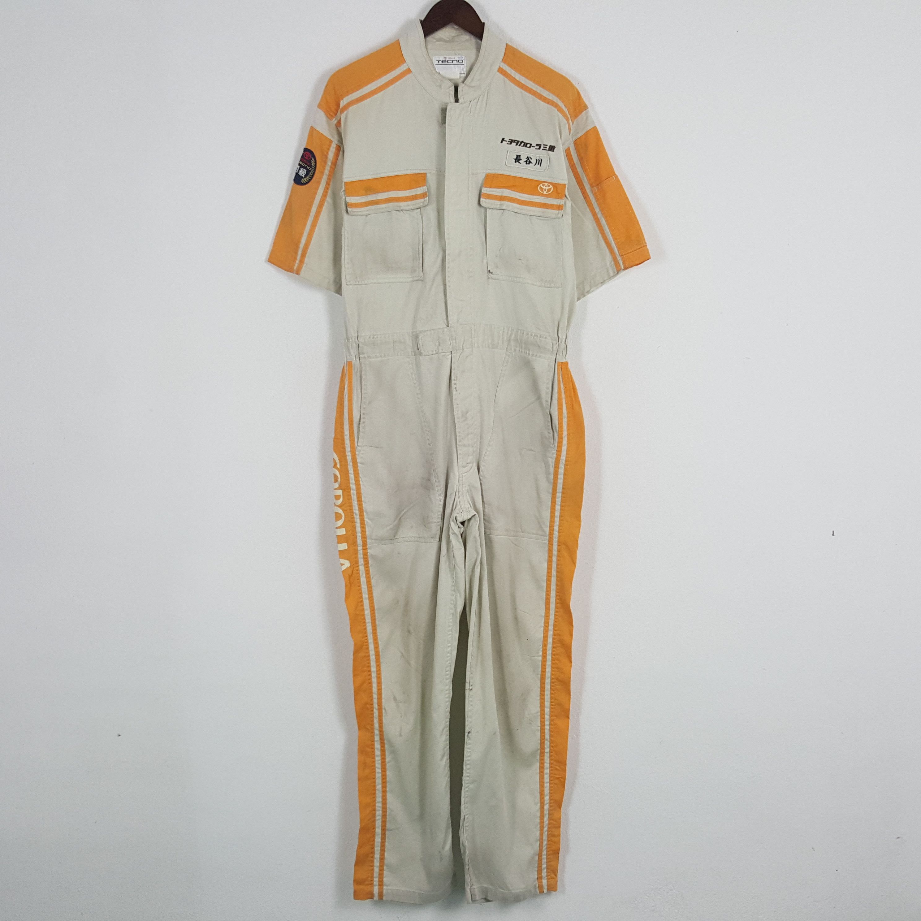 Vintage Vintage Toyota Corolla Worker Jumpsuit Coverall Jacket Size US L / EU 52-54 / 3 - 4 Thumbnail