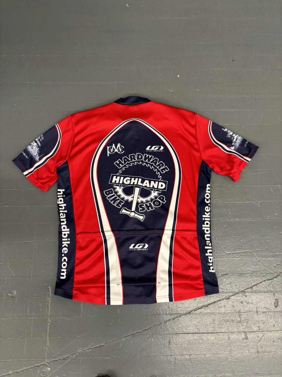 Vintage Vintage lauis garneu cycling jersey Size US L / EU 52-54 / 3 - 2 Thumbnail