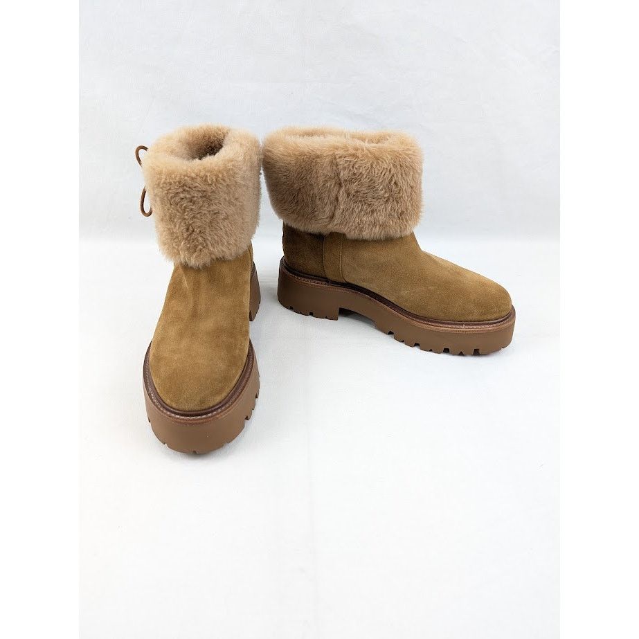 Celine o1rshd1 Shearling Boots in Brown Size US 11 / IT 41 - 15 Thumbnail