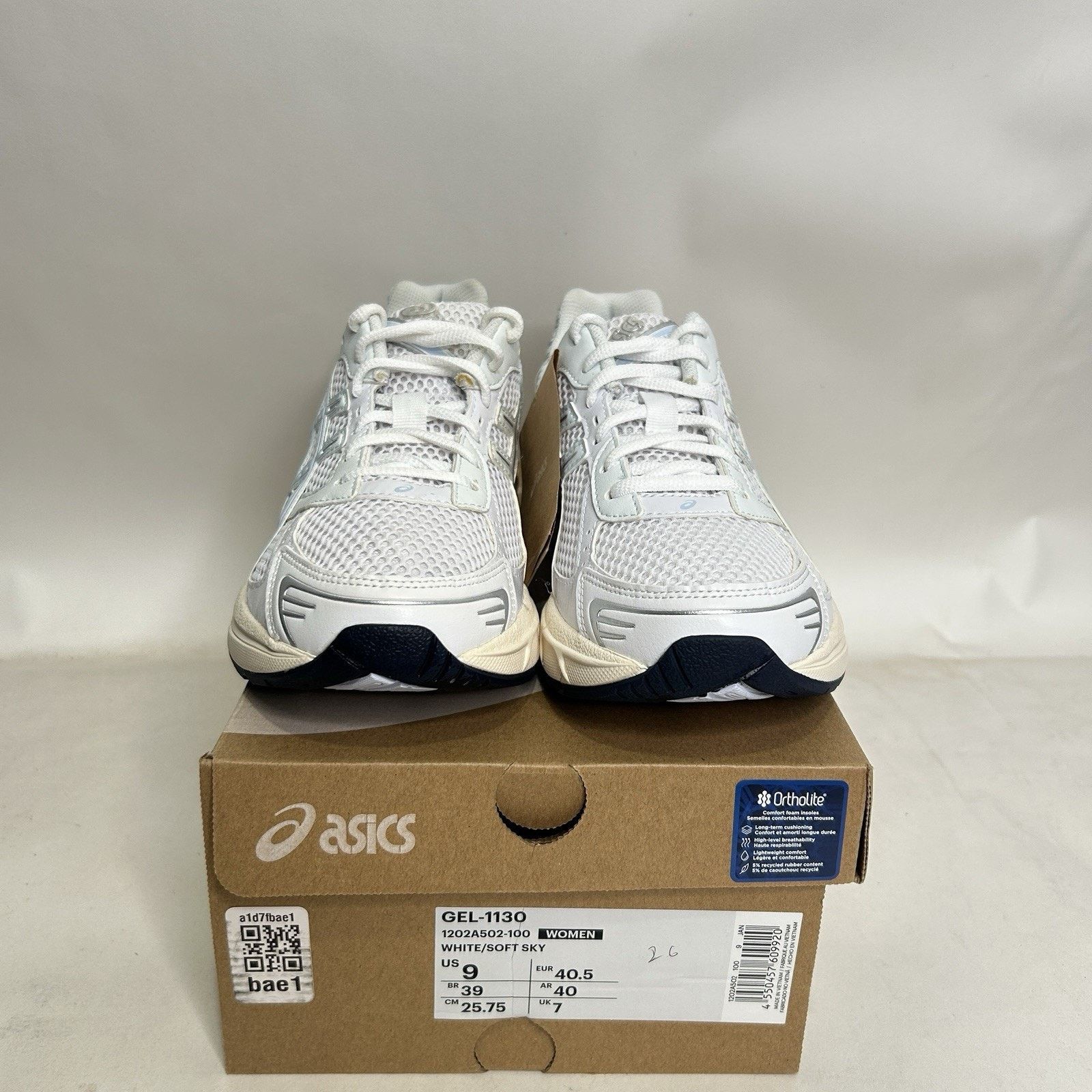 Asics ASICS WMNS Gel-1130 “White Soft Sky” Size US 9 / IT 39 - 2 Thumbnail