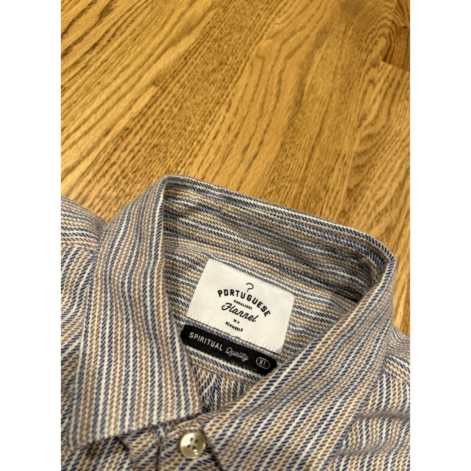 Portuguese Flannel VINTAGE Portuguese Flannel Shirt Men’s XL Long Sleeve Cotton Made In Portugal Size US XL / EU 56 / 4 - 5 Thumbnail