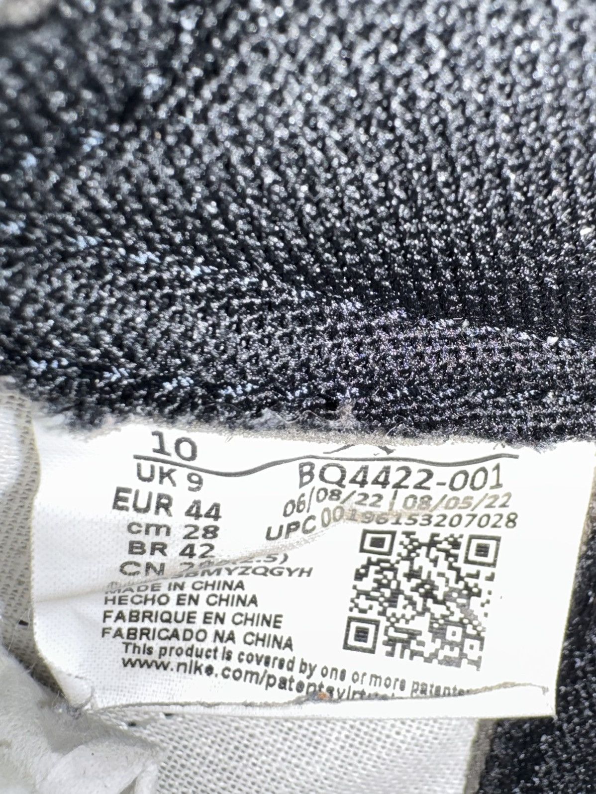 Jordan Brand Jordan 1 Retro 85 Black and White Size US 10 / EU 43 - 7 Thumbnail