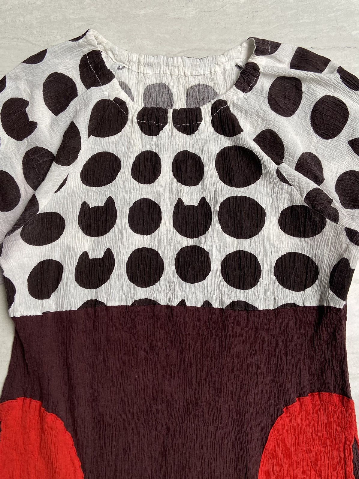 TSUMORI CHISATO Polkadot Midi Dress