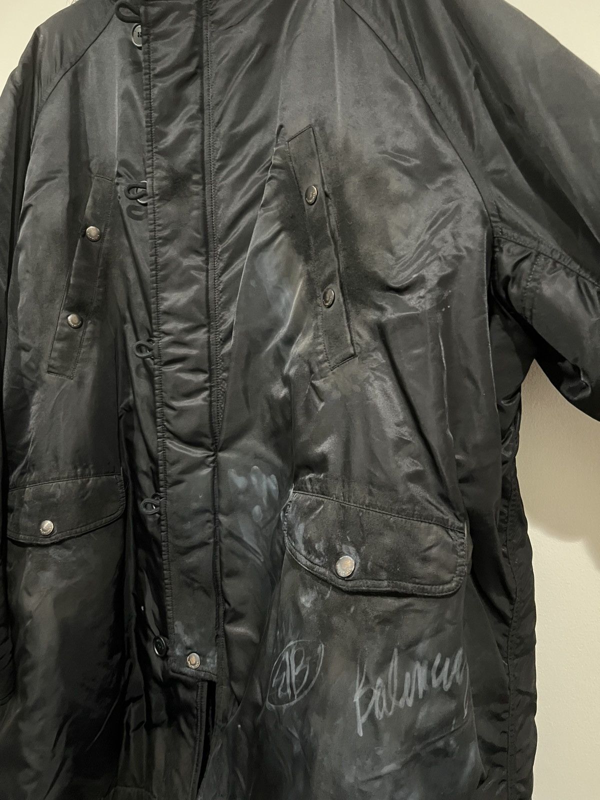 Balenciaga Fall23 Distressed Military Parka (50) Size US M / EU 48-50 / 2 - 5 Thumbnail