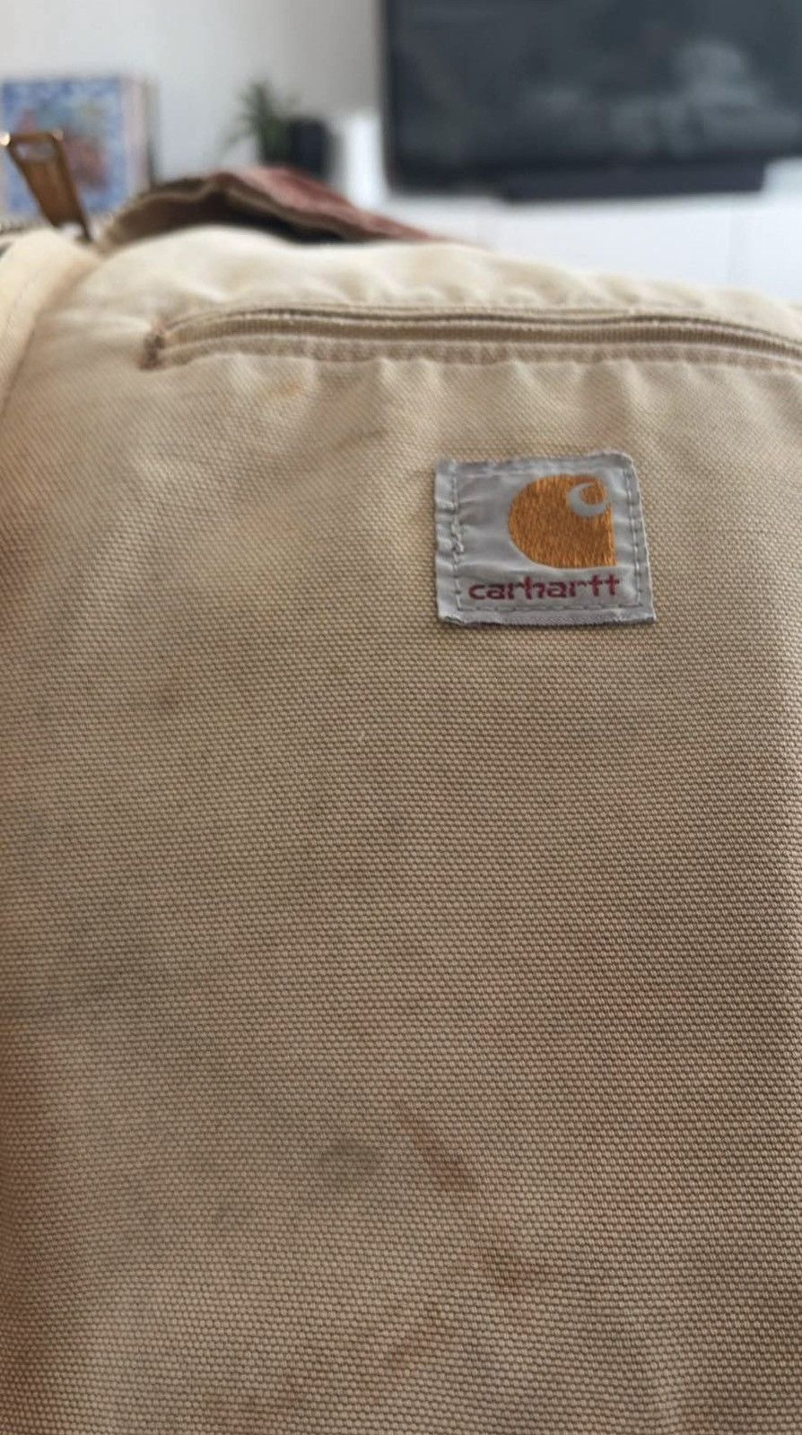 Carhartt Vtg Carhartt Detroit J001BRN Distressed Mens Jacket Med Tall Size US M / EU 48-50 / 2 - 10 Thumbnail