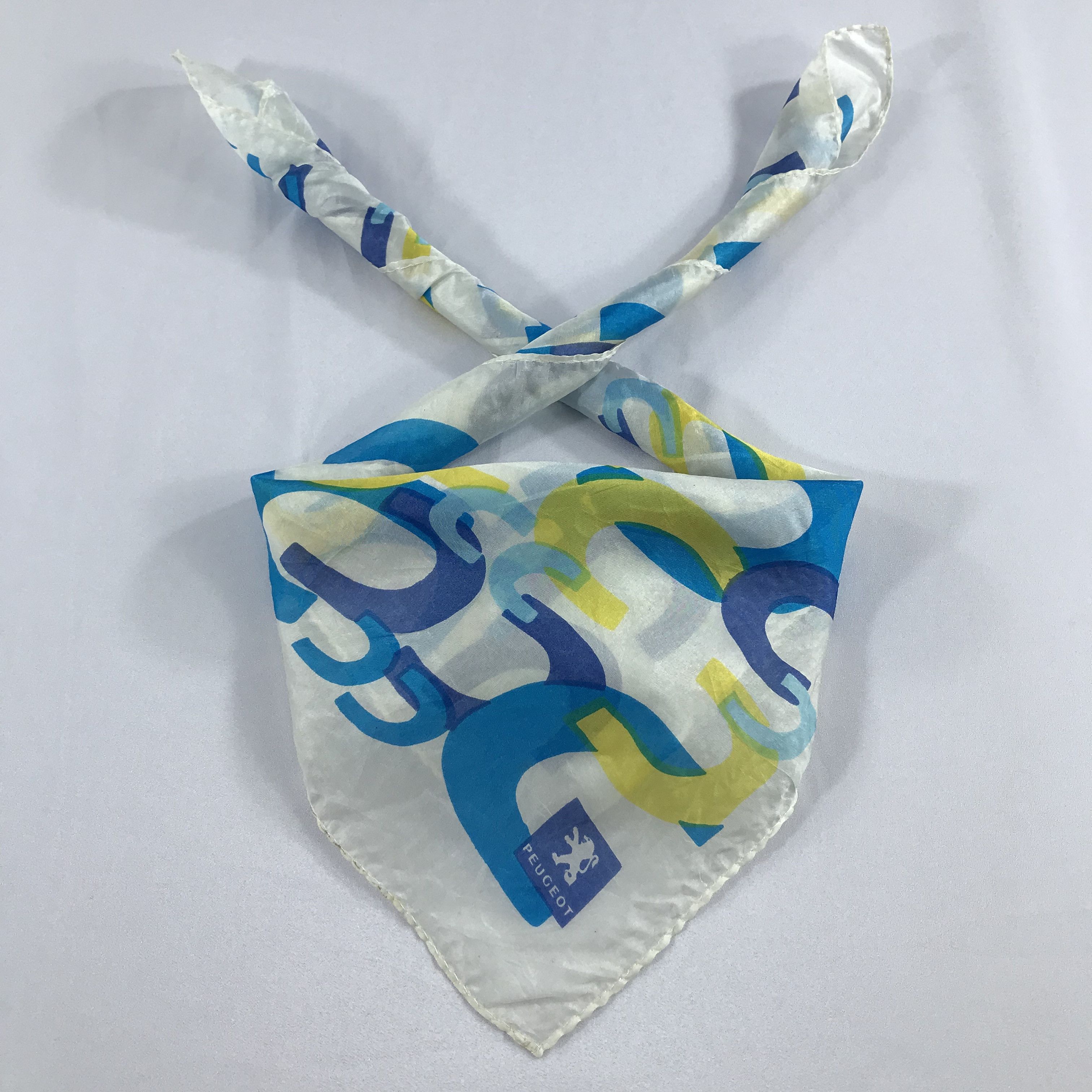Vintage Peugeot Bandana / Handkerchief / Neckerchief - S2017 Size ONE SIZE - 3 Thumbnail