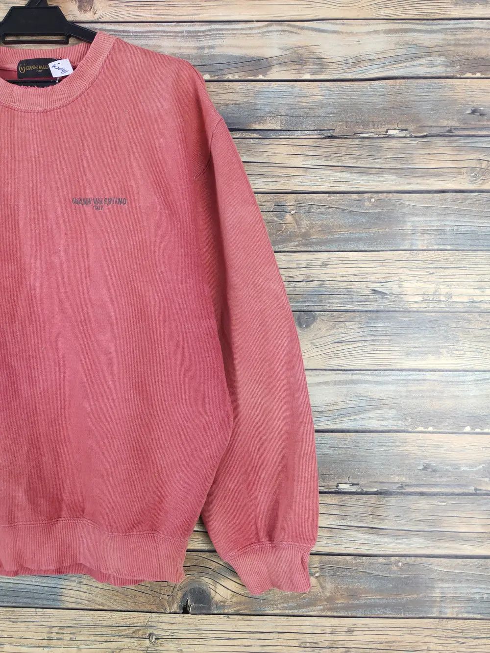 Gianni Valentino Gianni Valentino Red Faded vintage Sweatshirts #W2041 Size US L / EU 52-54 / 3 - 12 Thumbnail