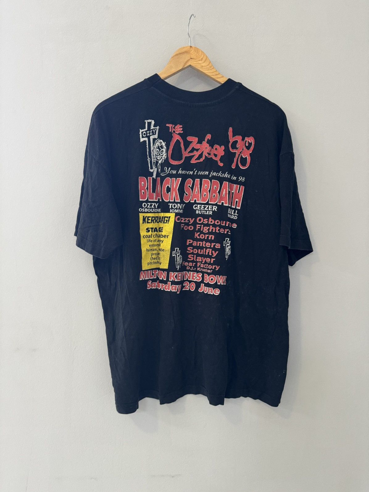 Black Sabbath 90s Black Sabbath All Over Print Single Stitch Bootleg Tee Size US XL / EU 56 / 4 - 6 Thumbnail