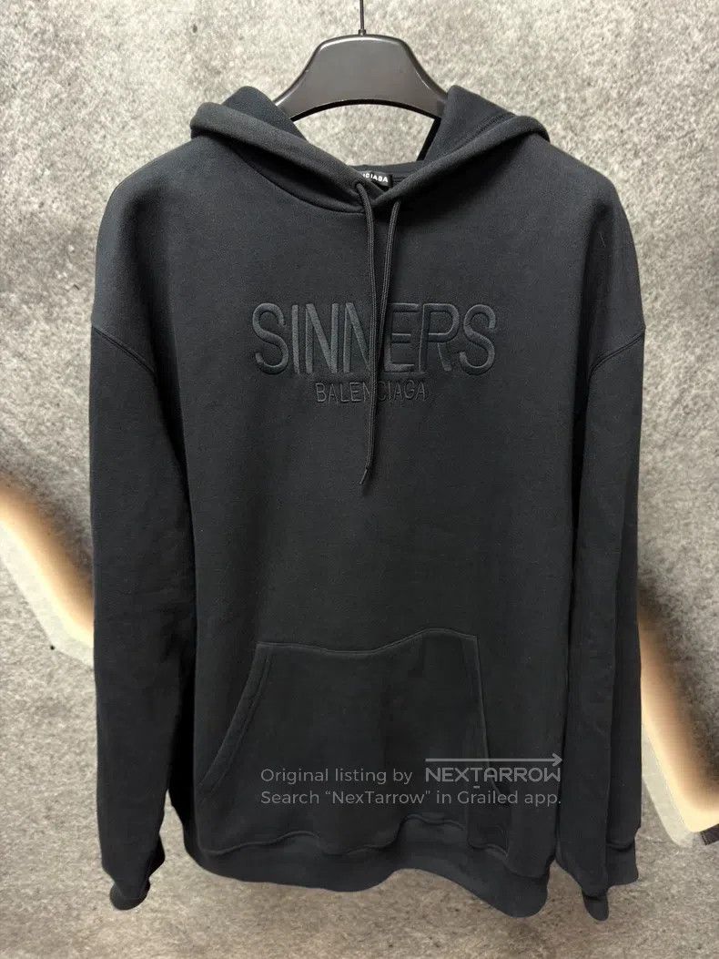 Balenciaga Balenciaga Hoodie L Size Black Size US L / EU 52-54 / 3 - 1 Thumbnail