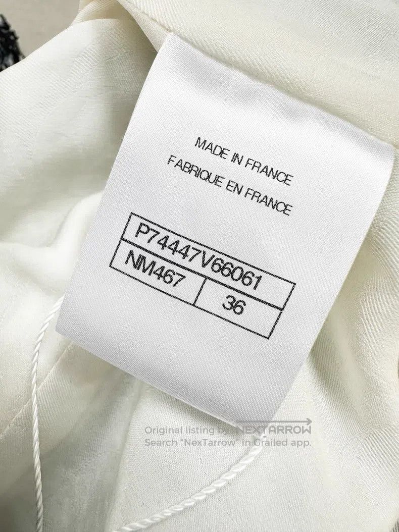 Chanel Chanel Long-sleeved jacket with plaid glitter glazed butto Size XS / US 0-2 / IT 36-38 - 6 Thumbnail
