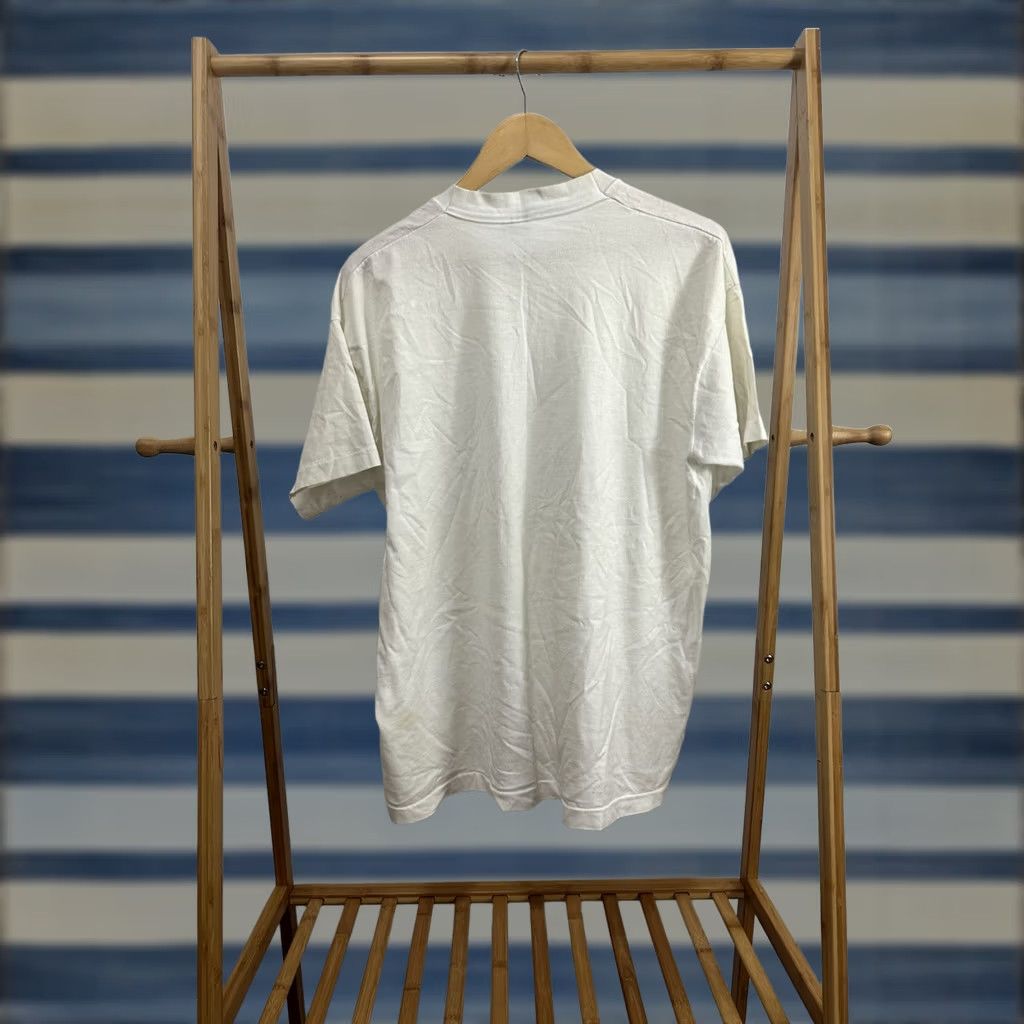 Fruit Of The Loom VTG 90s Romeo Gigli Italian High Run Way Luxury Fashion Perfume Italy T-Shirt XL White Mens Short Sleeve Art Quiet Luxury Single Stitch Rare Runway Size US XL / EU 56 / 4 - 1 Thumbnail