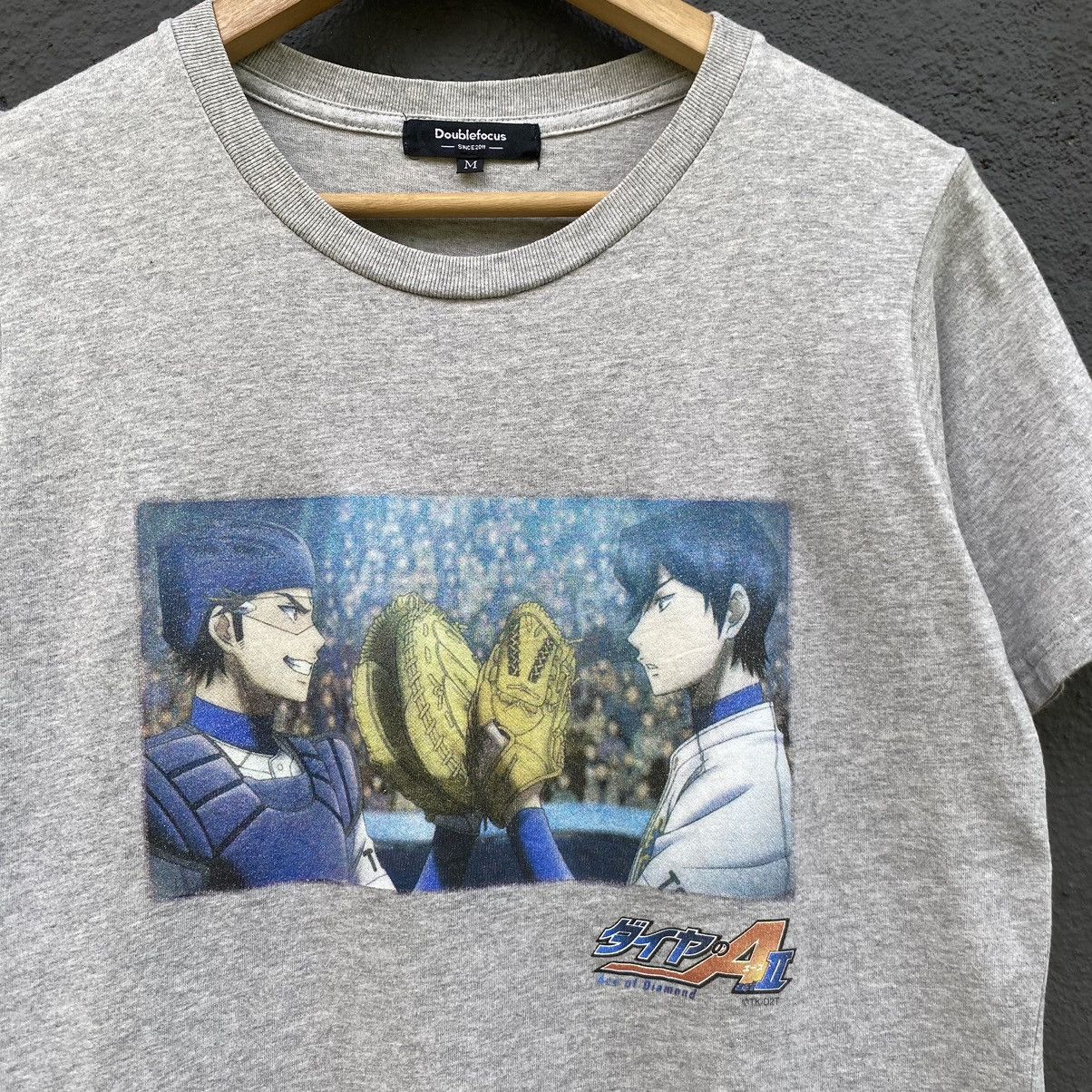Anime Vintage Y2K Ace Of Diamond Japanese Anime ERD GRUNGE TEE Size US M / EU 48-50 / 2 - 2 Thumbnail
