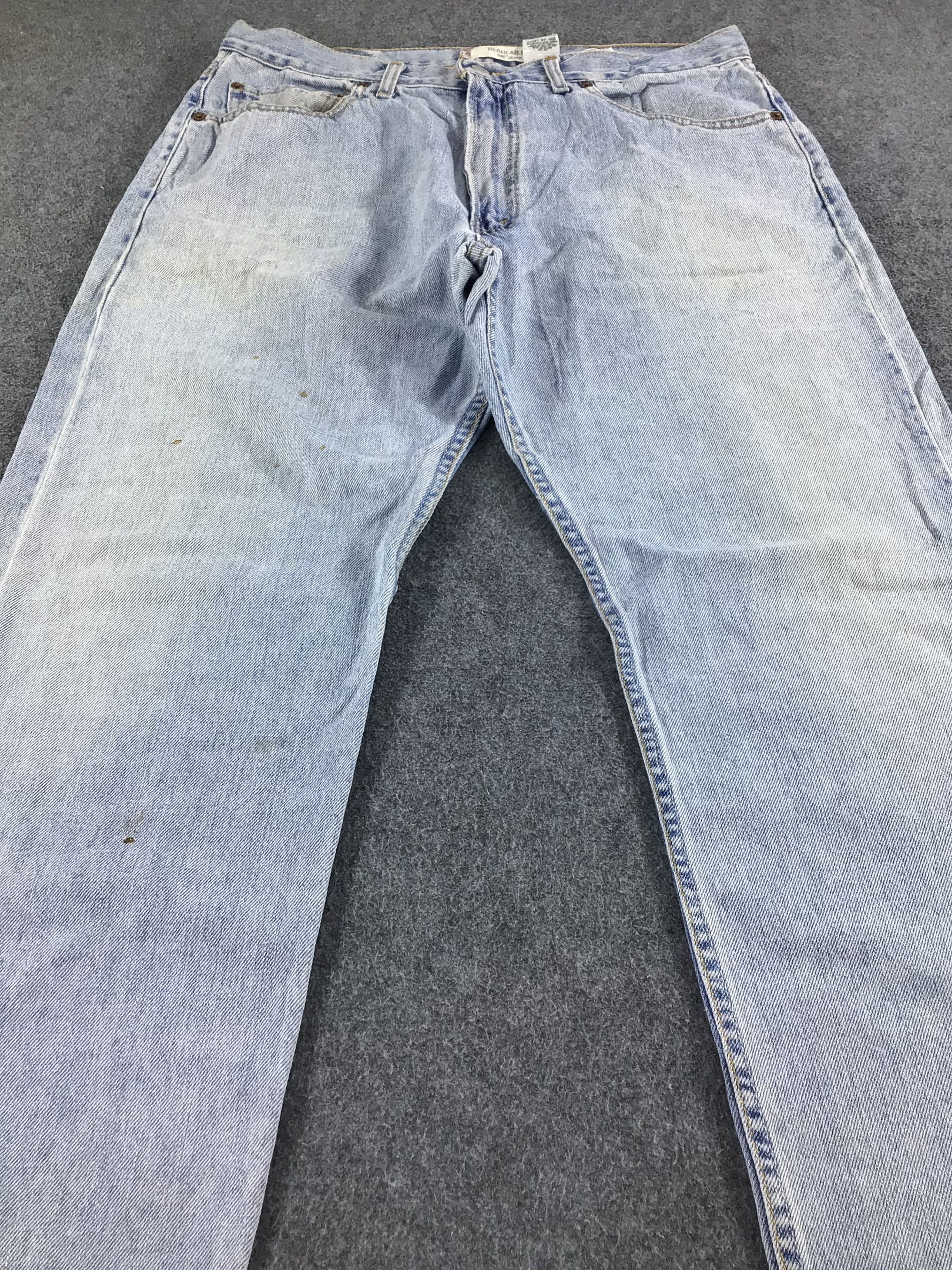Levi's Vintage Light Wash Levis 505 Jeans-J757 Size US 35 - 3 Thumbnail