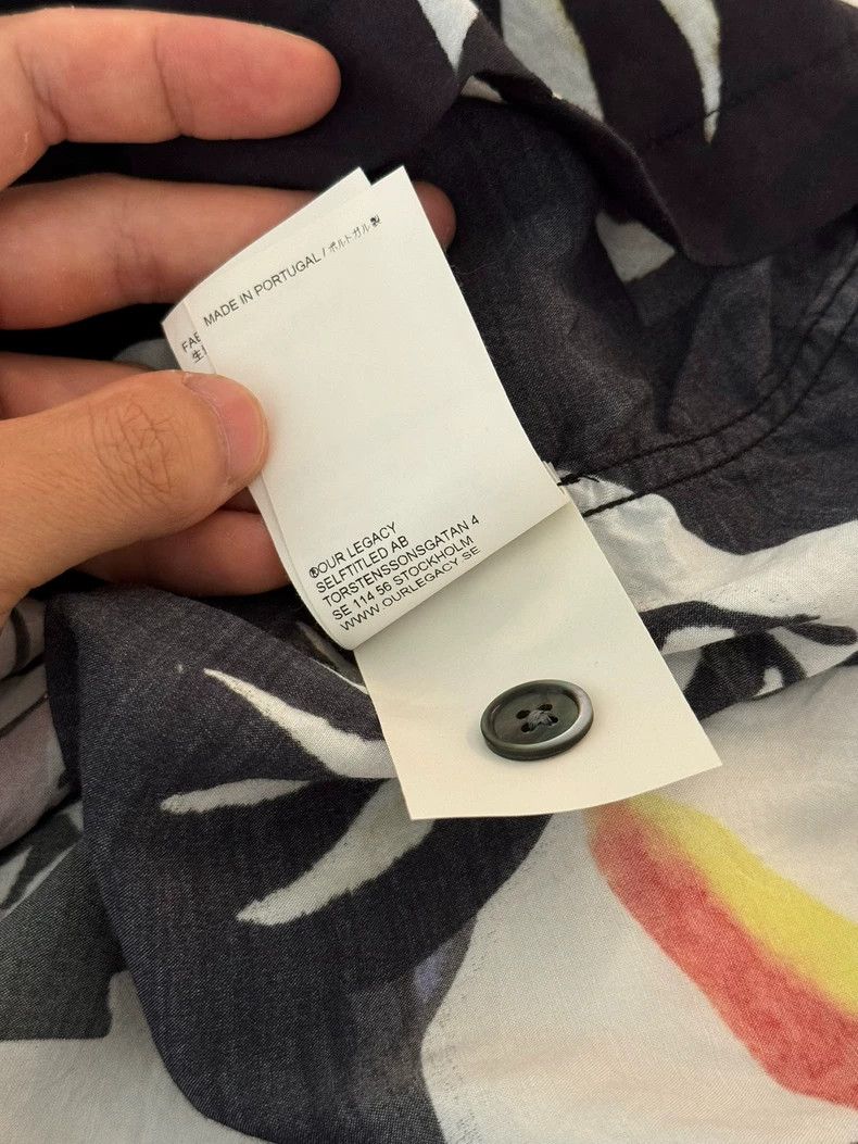 Our Legacy Our Legacy size48 Printed short-sleeved shirt Size US M / EU 48-50 / 2 - 4 Thumbnail