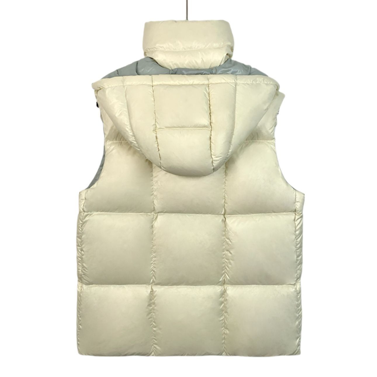 Moncler Moncler Beige Hooded Quilted Down Vest Luzule Series 22 Size Size L / US 10 / IT 46 - 3 Thumbnail