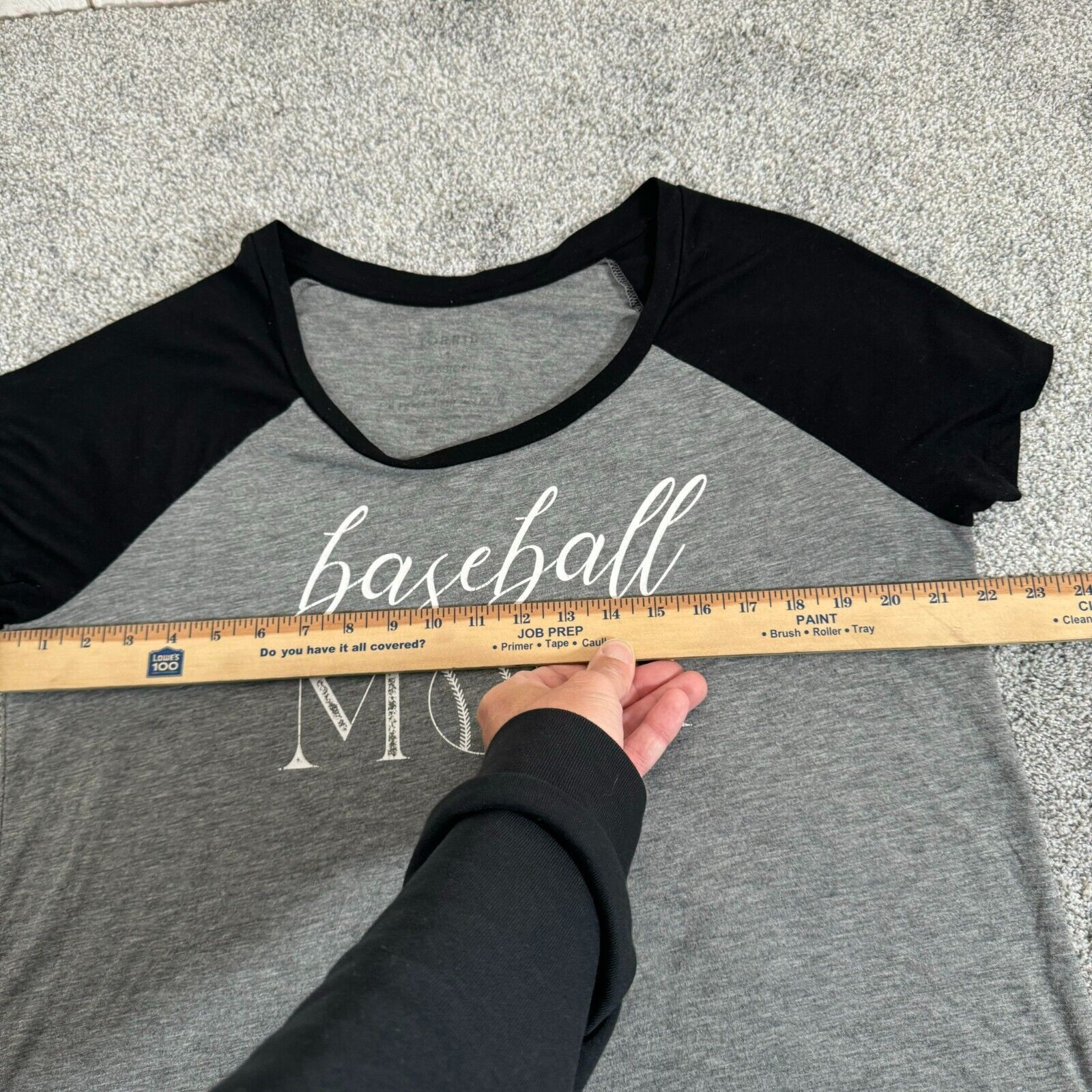 Other Torrid Baseball Mom Raglan Tee Shirt Womens Plus 1X Sports Size XL / US 12-14 / IT 48-50 - 4 Thumbnail