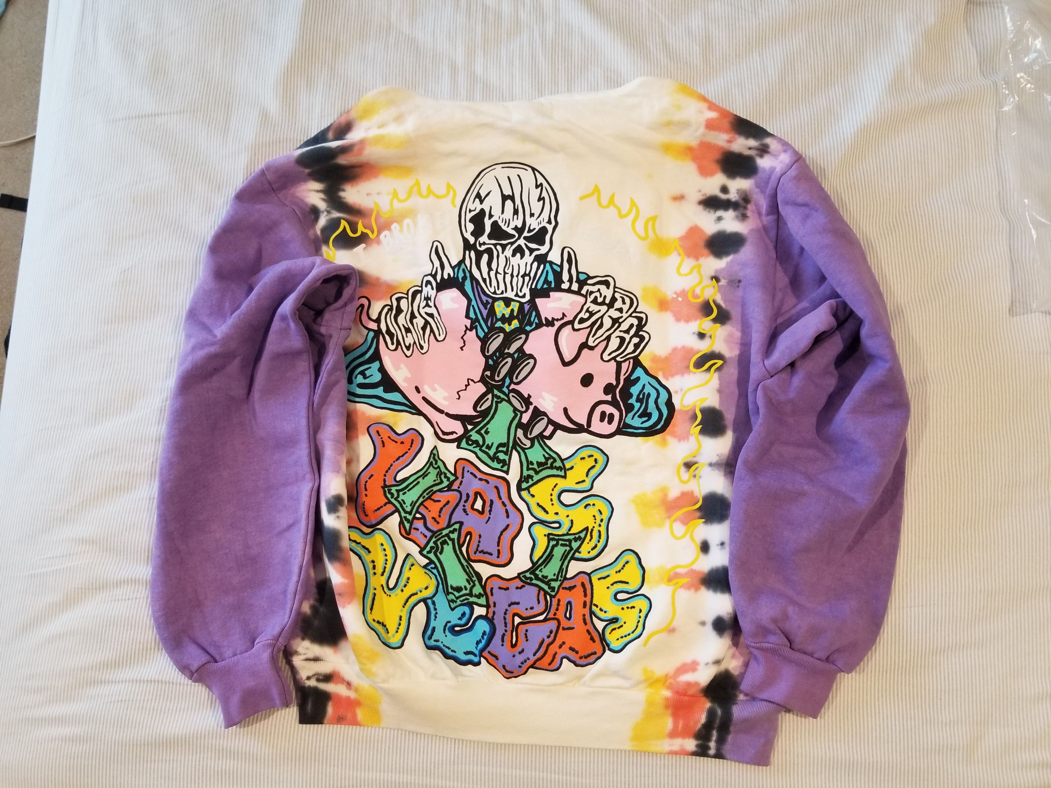 Warren Lotas Break the Bank in Las Vegas Tie Dye Hoodie Retail $230 Size US L / EU 52-54 / 3 - 2 Thumbnail