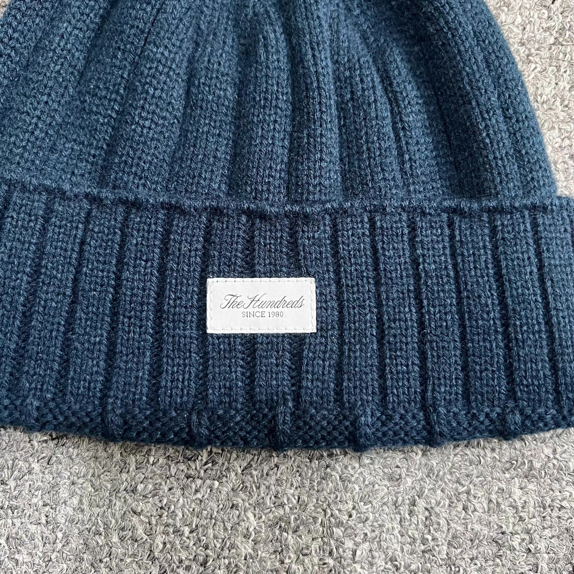 The Hundreds The Hundreds Patch Embroidered Knitted Beanie Q7 Size ONE SIZE - 4 Thumbnail