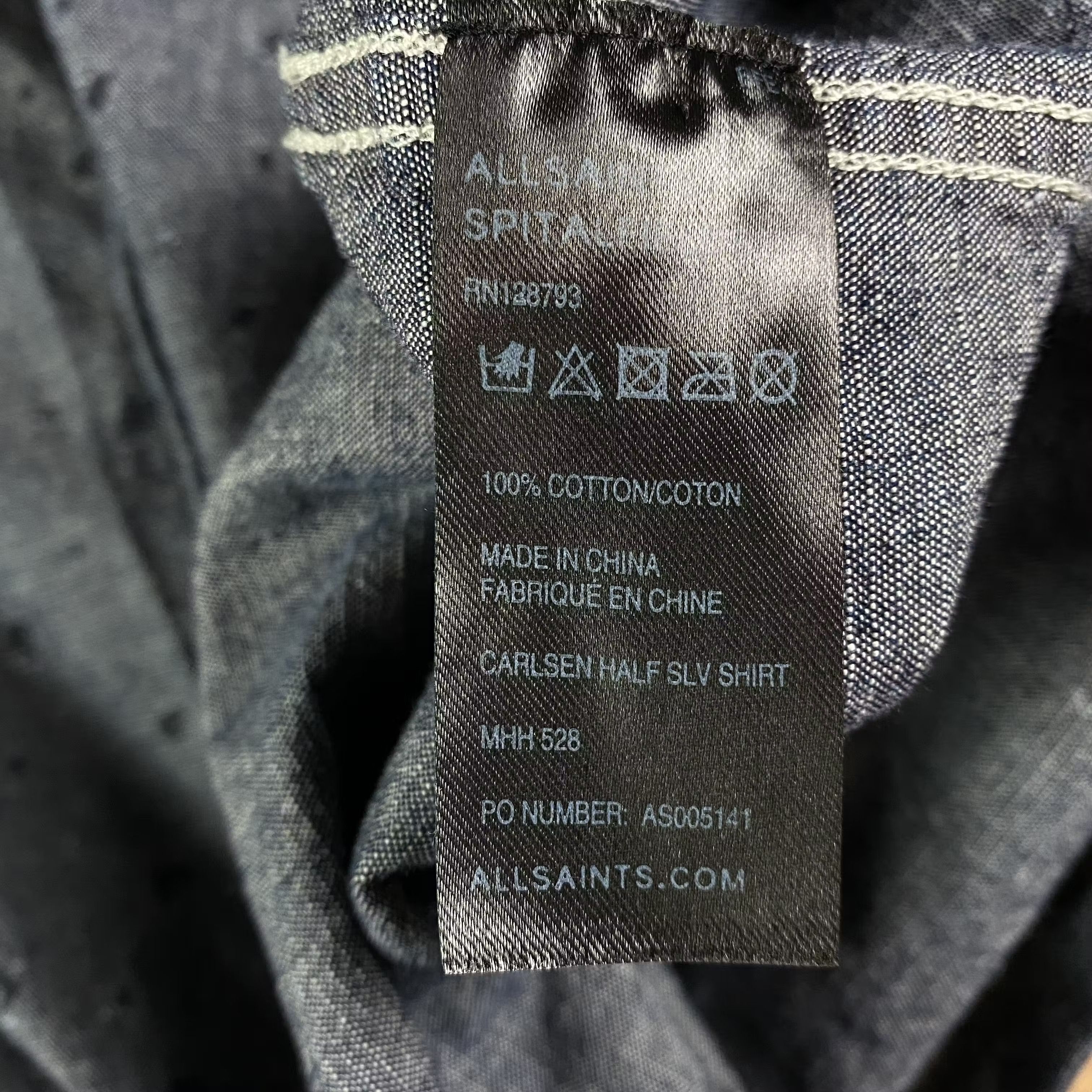Allsaints Mens Shirt Allsaints Size XL Size US XL / EU 56 / 4 - 6 Thumbnail