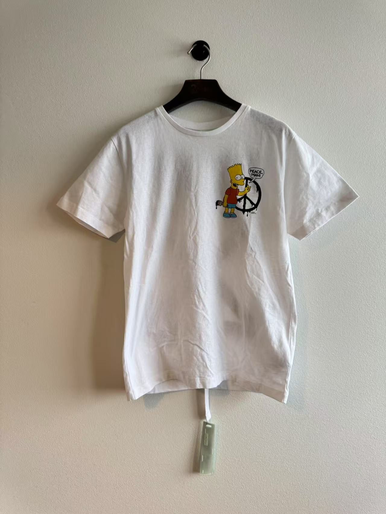 Off-White × The Simpsons Off White "The Simpson" T-shirt Size US M / EU 48-50 / 2 - 1 Thumbnail