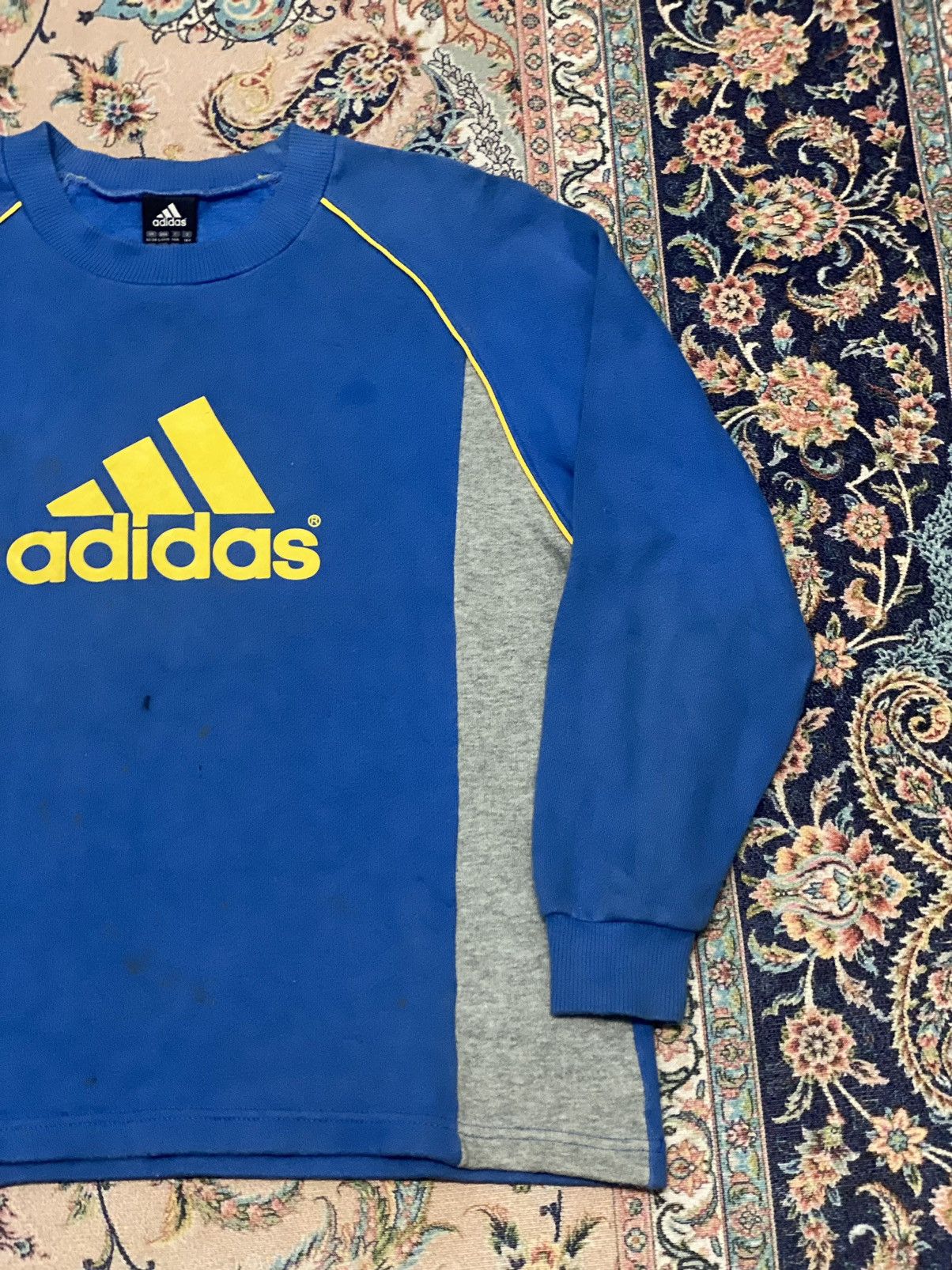 Adidas × Vintage Adidas longsleeve center Logo 🚀 Size US L / EU 52-54 / 3 - 9 Thumbnail
