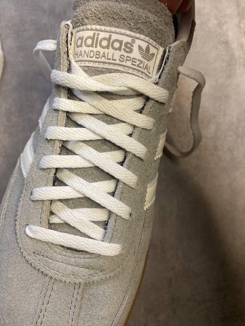 Adidas Adidas Handball Spezial Low Top Sneakers Silver Pebble Gum Size US 10 / EU 43 - 12 Thumbnail