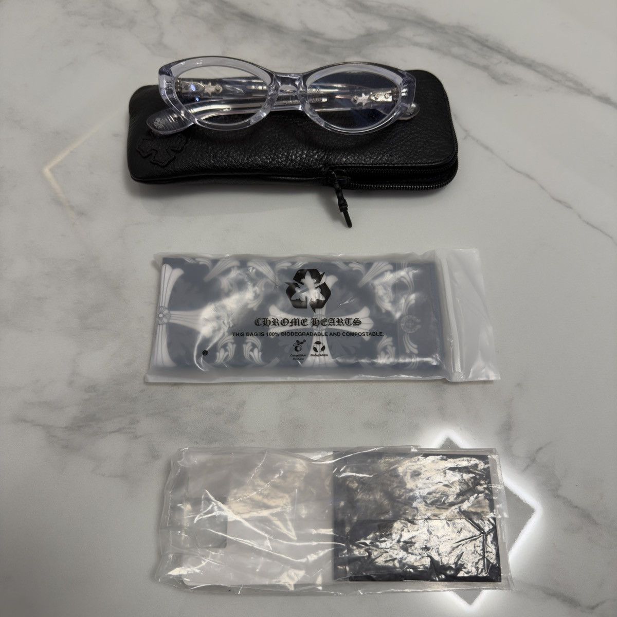 Chrome Hearts CHROME HEARTS BLASTER PERIWINKLE GLASSES 🚫READ DESCRIPTION🚫 Size ONE SIZE - 1 Thumbnail