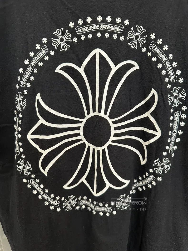 Chrome Hearts CHROME HEARTS Size L Ring cross black short sleeve Size US L / EU 52-54 / 3 - 4 Thumbnail