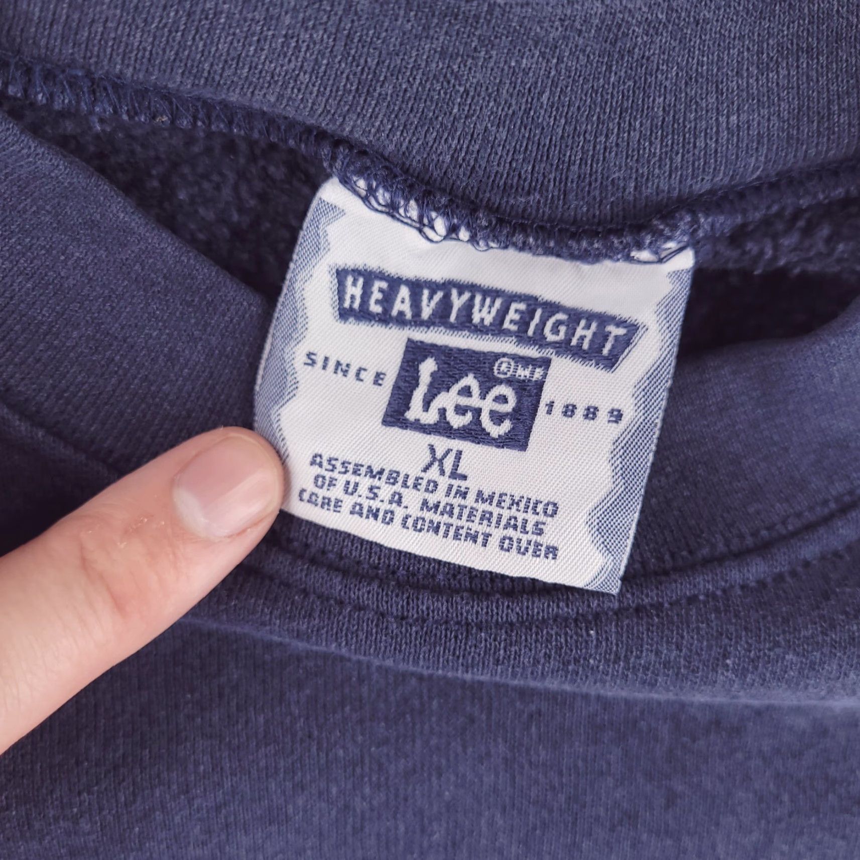 Lee VINTAGE Lee Sweatshirt Mens XL Blue Heavyweight Crewneck ODU Old Dominion Size US XL / EU 56 / 4 - 4 Thumbnail