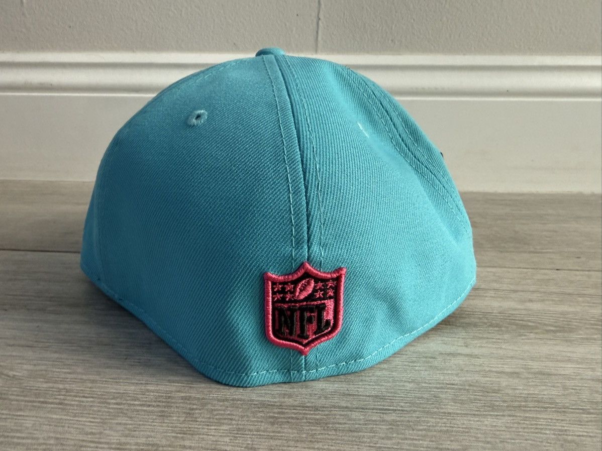 NFL × New Era Las Vegas Raiders New Era Neon Blue Vice Fitted Sz 7 3/8 Size ONE SIZE - 3 Thumbnail
